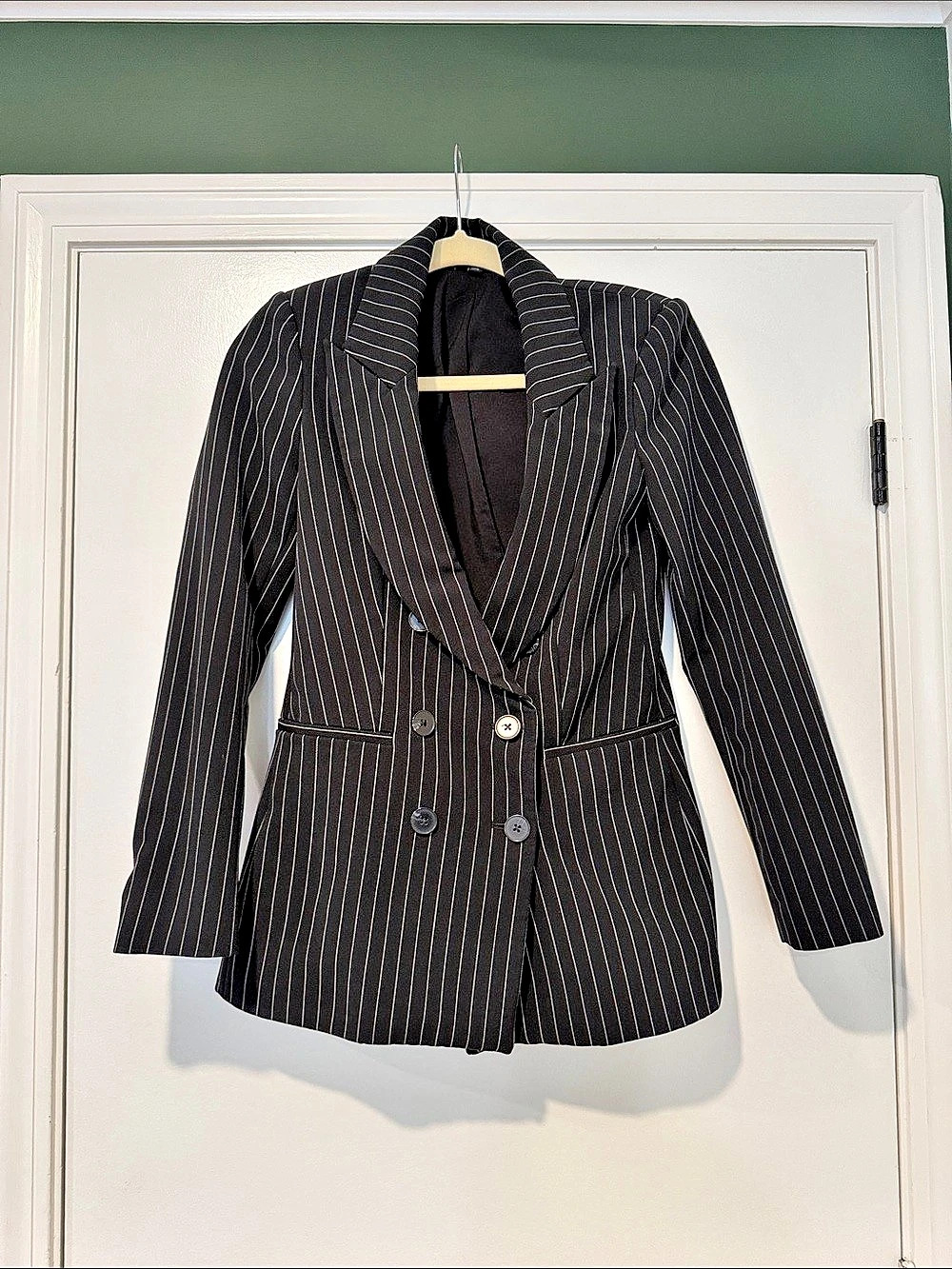 Women's Pinstripe Blazer Size XS Like New
